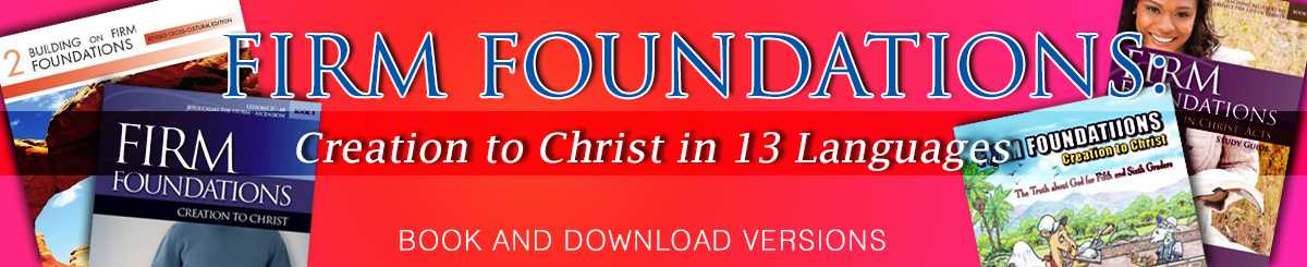 Firm Foundations - Creation to Christ Books and Downloads in 13